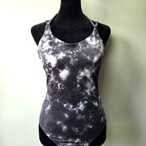 Athleta Tie Dye Athletic One Piece Bathing Suit Small